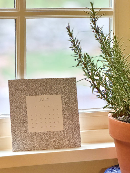 2026 Calendar (No Easel)