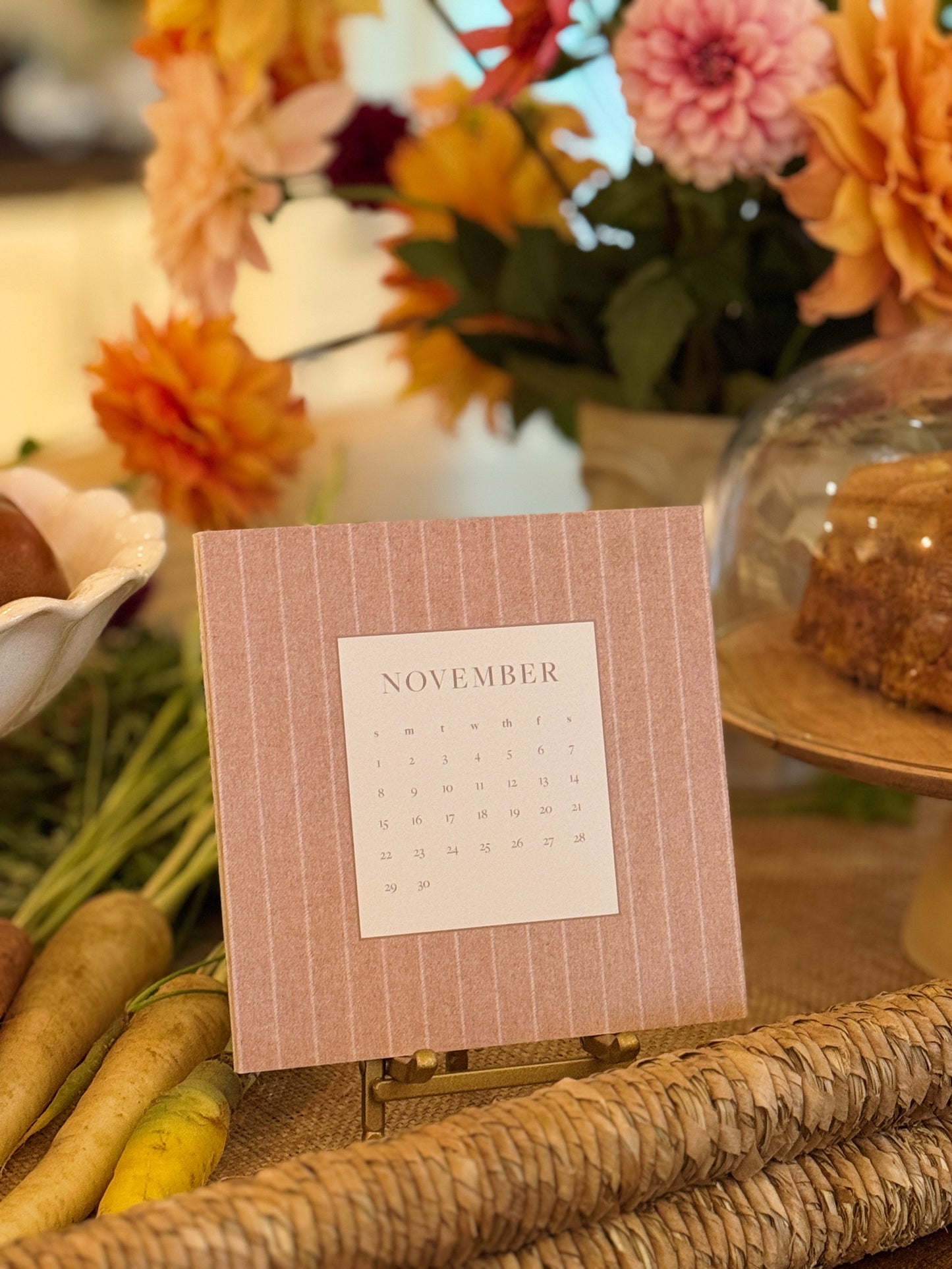 2026 Calendar & Easel Set