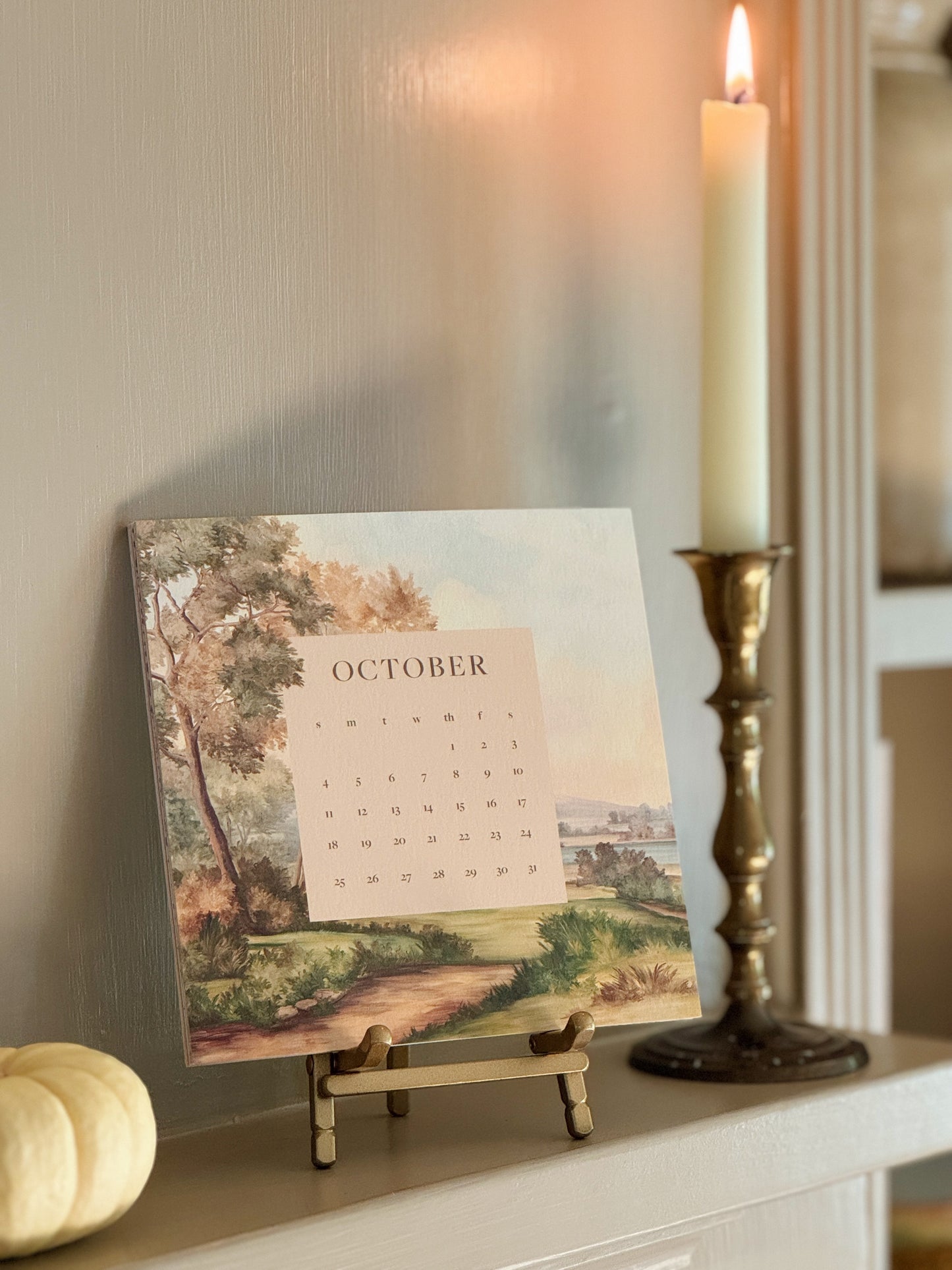 2026 Calendar & Easel Set